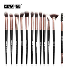 Cargar imagen en el visor de la galería, MAANGE Pro 3/5/12 pcs/lot Makeup Brushes Set Eye Shadow Blending Eyeliner Eyelash Eyebrow Brushes For Makeup New