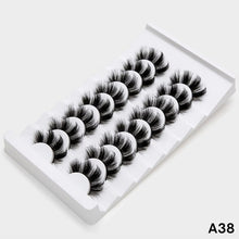 Cargar imagen en el visor de la galería, SEXYSHEEP 4/8 pairs 3D Mink Lashes Natural False Eyelashes Dramatic Volume Fake Lashes Makeup Eyelash Extension Silk Eyelashes