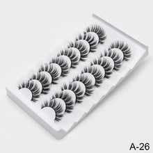 Cargar imagen en el visor de la galería, SEXYSHEEP 4/8 pairs 3D Mink Lashes Natural False Eyelashes Dramatic Volume Fake Lashes Makeup Eyelash Extension Silk Eyelashes