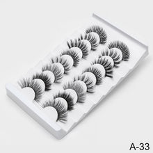 Cargar imagen en el visor de la galería, SEXYSHEEP 4/8 pairs 3D Mink Lashes Natural False Eyelashes Dramatic Volume Fake Lashes Makeup Eyelash Extension Silk Eyelashes