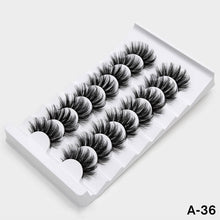 Cargar imagen en el visor de la galería, SEXYSHEEP 4/8 pairs 3D Mink Lashes Natural False Eyelashes Dramatic Volume Fake Lashes Makeup Eyelash Extension Silk Eyelashes