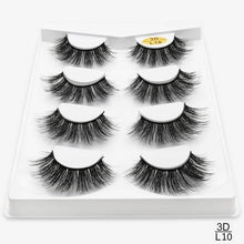 Cargar imagen en el visor de la galería, SEXYSHEEP 4/8 pairs 3D Mink Lashes Natural False Eyelashes Dramatic Volume Fake Lashes Makeup Eyelash Extension Silk Eyelashes
