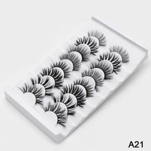 Cargar imagen en el visor de la galería, SEXYSHEEP 4/8 pairs 3D Mink Lashes Natural False Eyelashes Dramatic Volume Fake Lashes Makeup Eyelash Extension Silk Eyelashes
