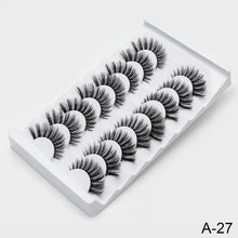 Cargar imagen en el visor de la galería, SEXYSHEEP 4/8 pairs 3D Mink Lashes Natural False Eyelashes Dramatic Volume Fake Lashes Makeup Eyelash Extension Silk Eyelashes
